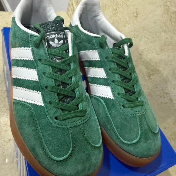 adidas Gazelle Green and White Sneakers EUR 36 Iconic gazelle timeless - Picture 3 of 10